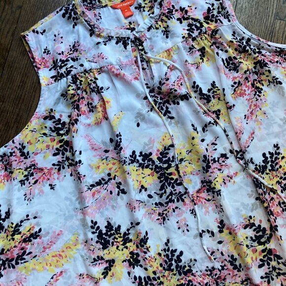 JOE FRESH WOMENS SIZE 2X FLORAL TEE - Picture 2 of 7